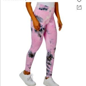 Just Polly New York high rise tie dye legging